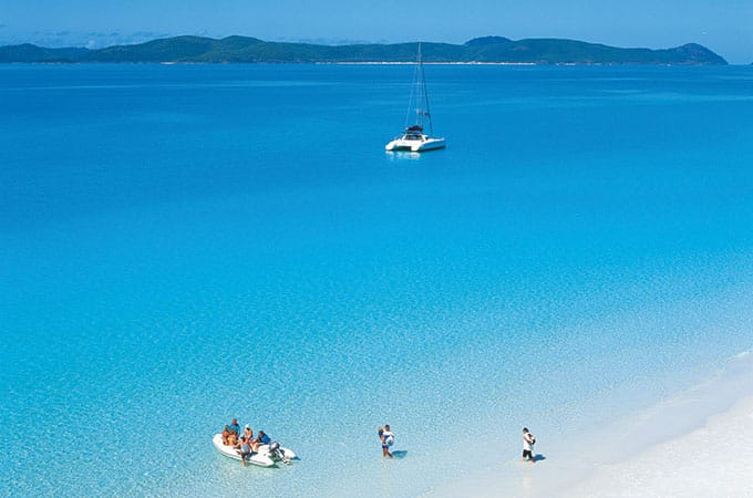 World famous Whitehaven Beach.