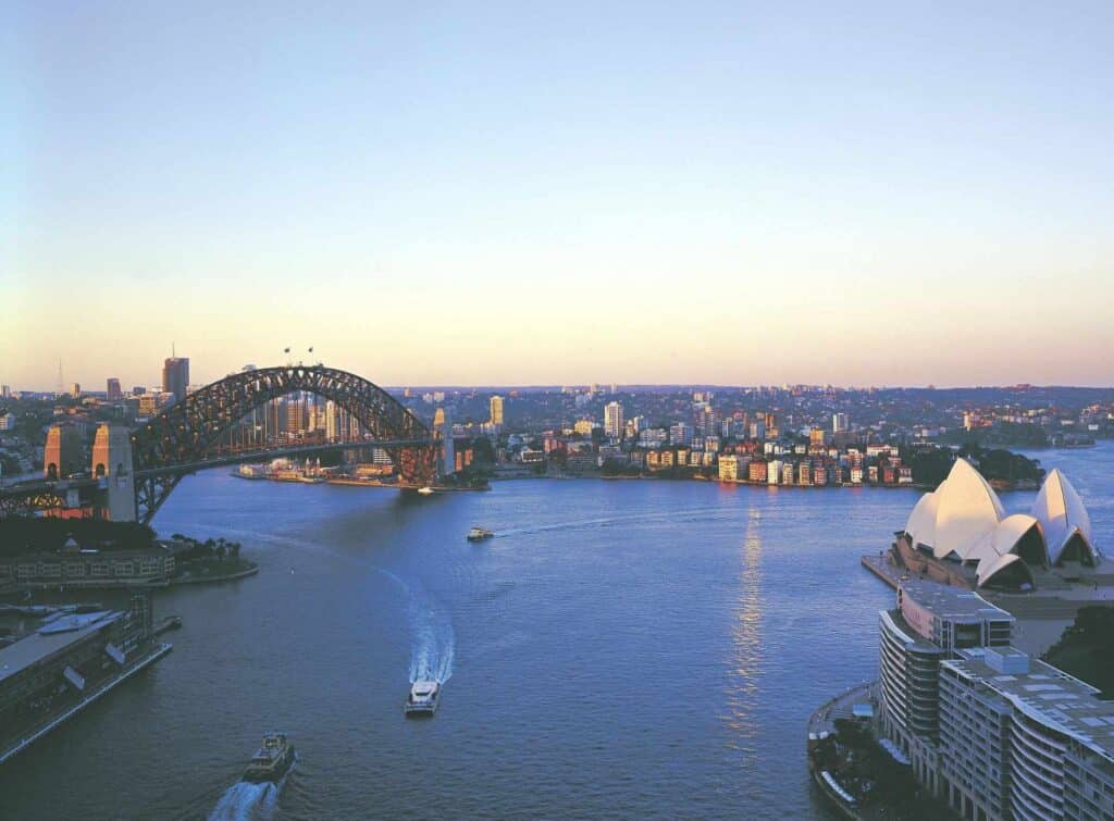 SydneyHarour with Opera House & Bridge