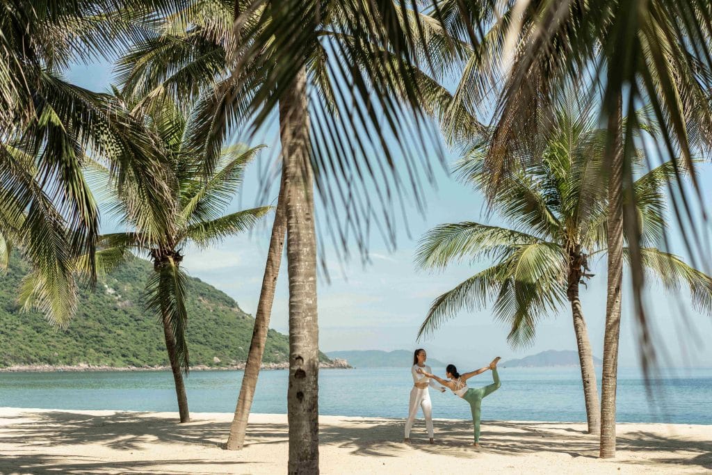 Beach Yoga - InterContinental Danang Sun Peninsula Resort - Vietnam