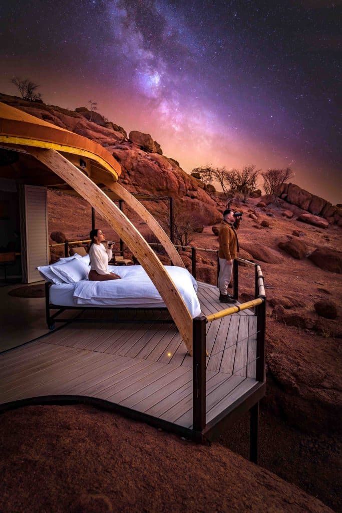 Onduli Star Bed - Damaraland in Namibia - sleeping under the stars