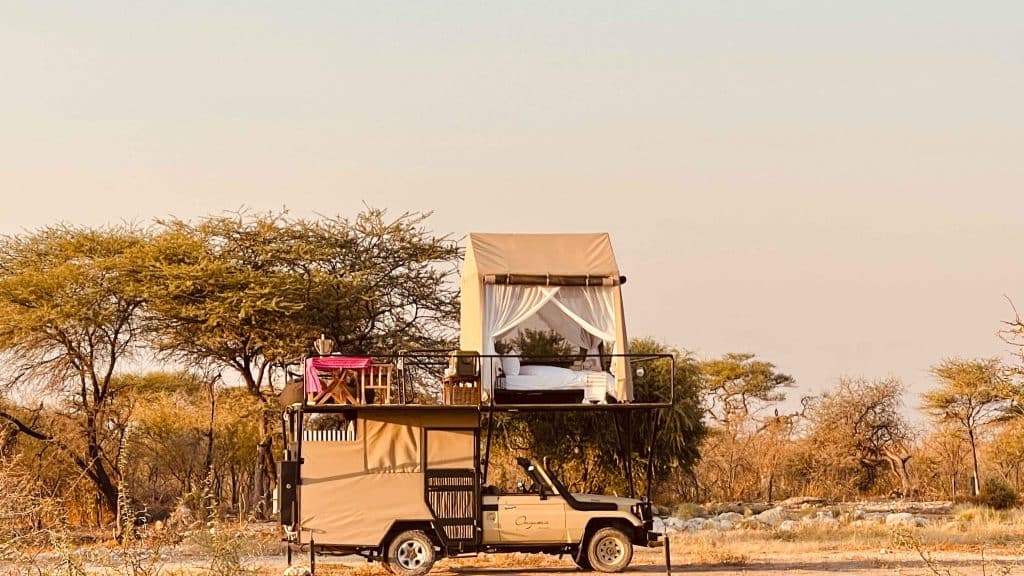 Onguma the Fort in Etosha National Park - all terrain vehicle