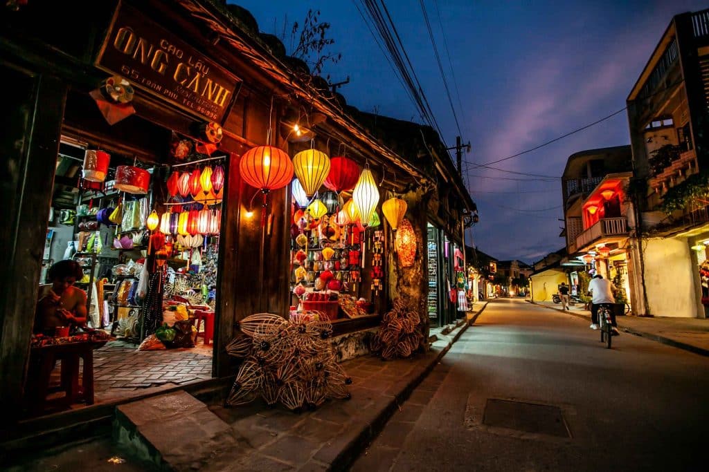 Hoi An - Vietnam - street at night