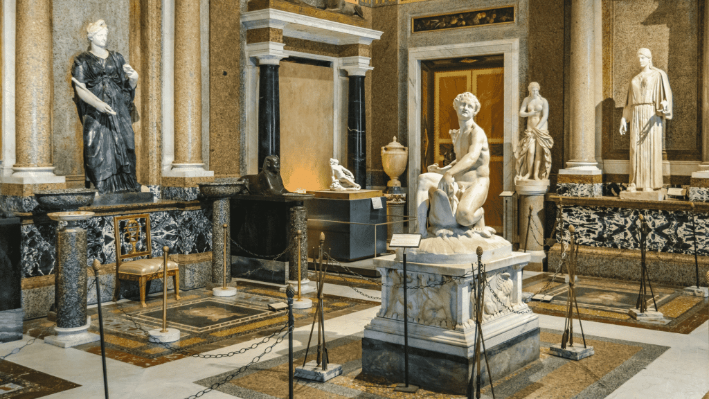 Rome, Italy - Art museum at Villa Borghese