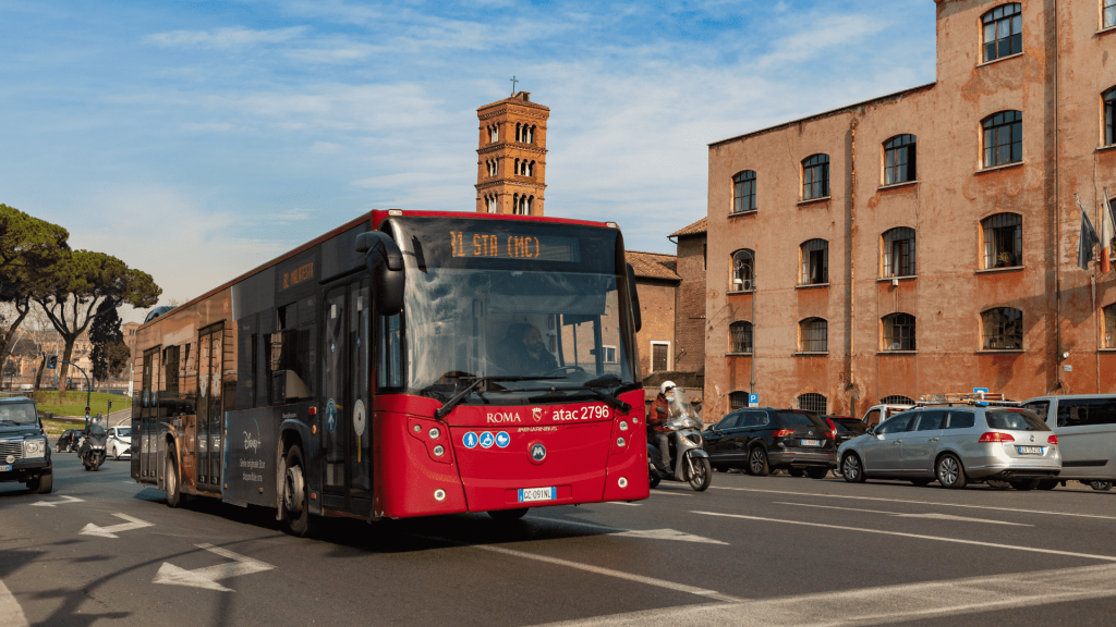 Rome, Italy - Transportation - bus