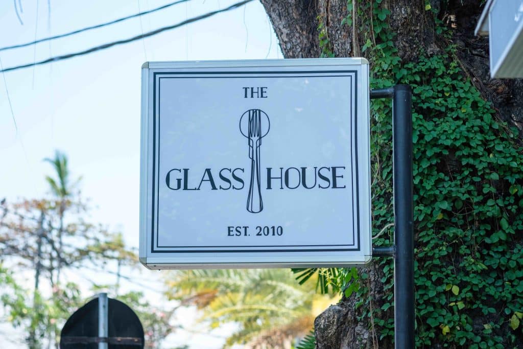 Sanur Restaurants - The Glass House - Bali - exterior