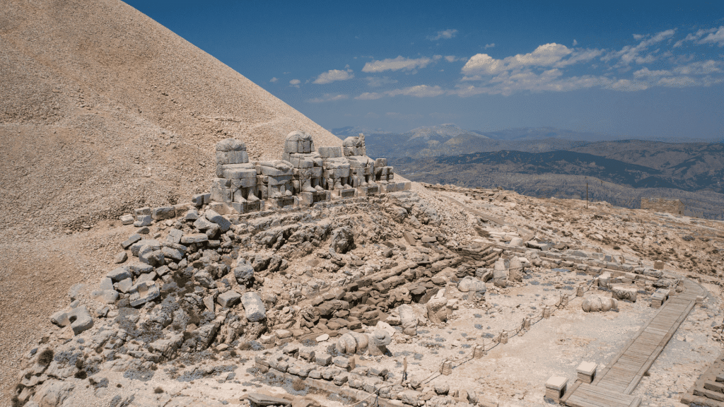 Turkey - Turkish Landmarks - Mount Nemrut overview