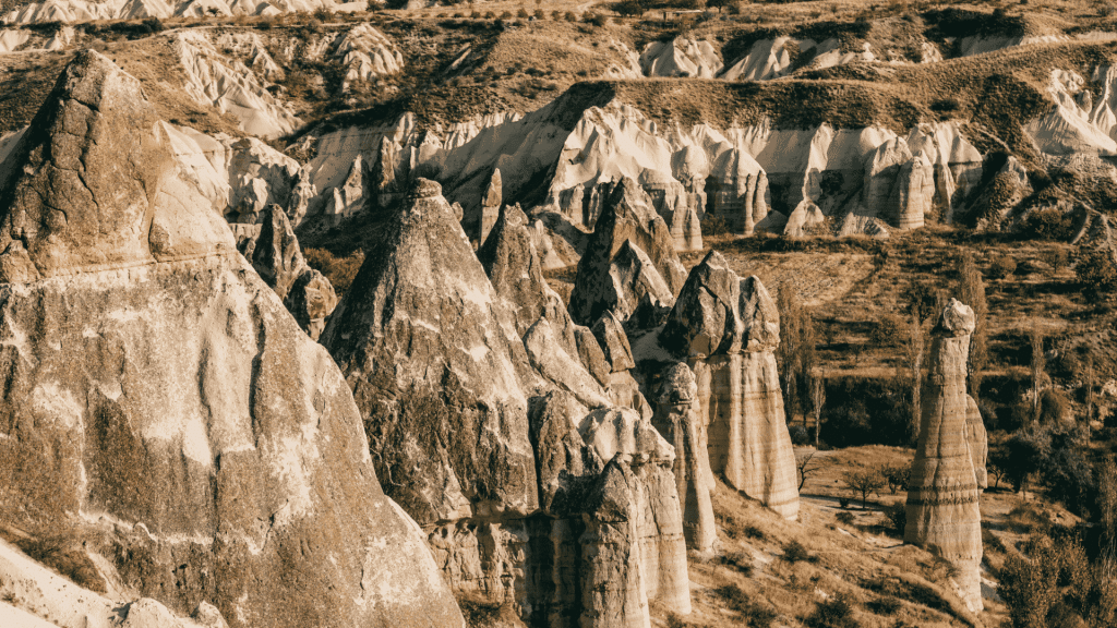 Turkey - Turkish Landmarks - Pasabag Fairy Chimneys closeup