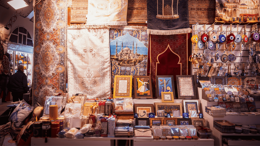 Turkey - Turkish Landmarks - The Grand Bazaar - merchandise