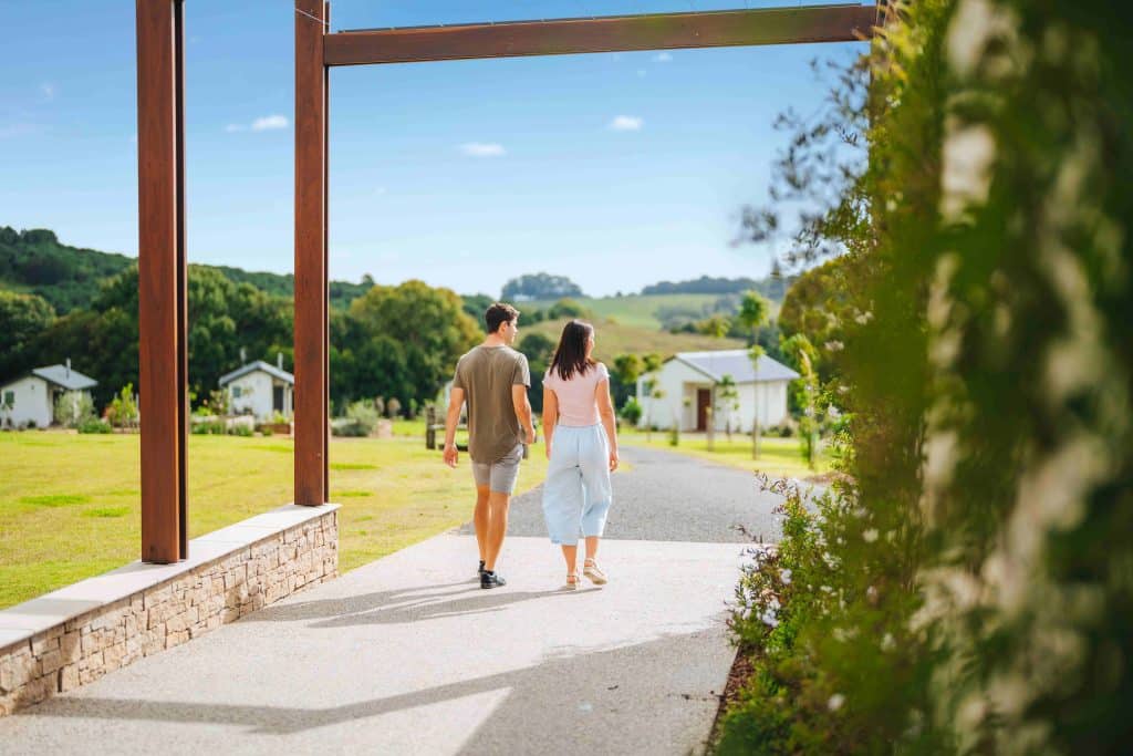 Beechmont Estate Queensland - couple walking