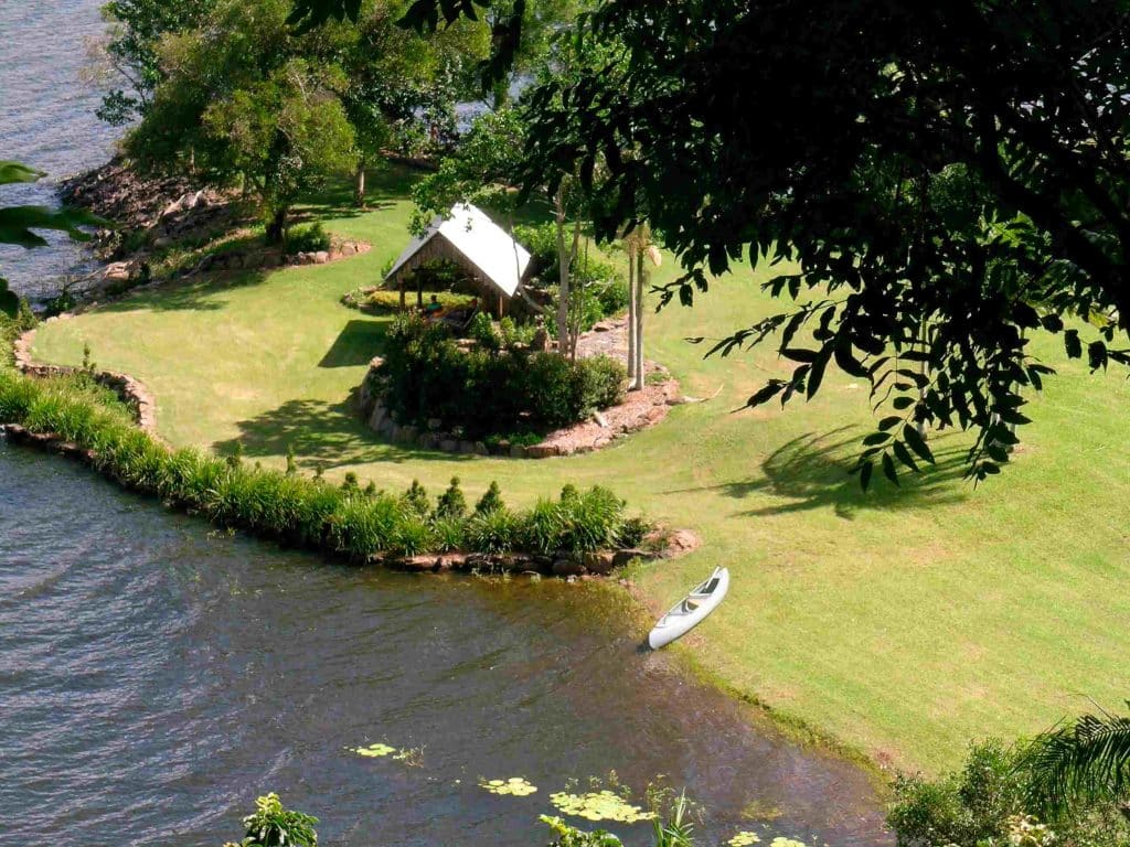 Secrets on the Lake - view of the swing