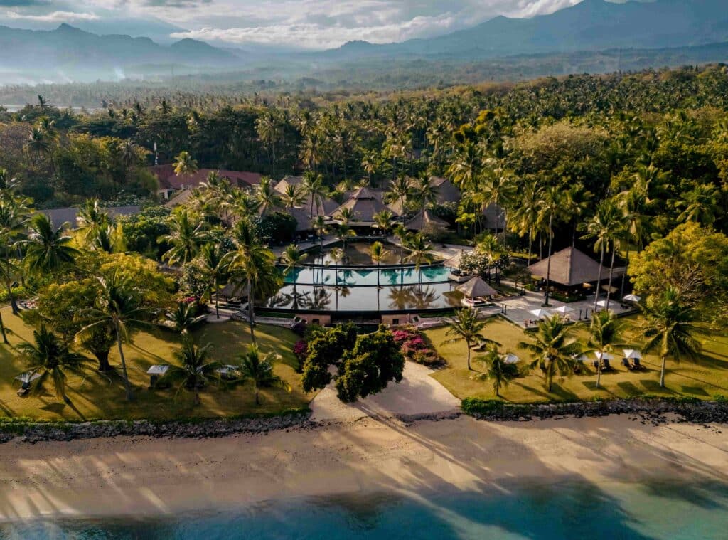 The Oberoi Beach Resort Lombok - Aerial