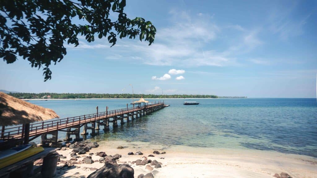 The Oberoi Beach Resort Lombok - Private Jetty